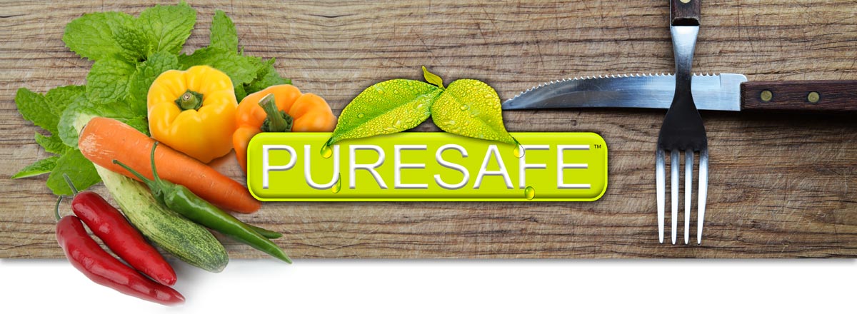 Organically clean kitchen keeps your organic food ORGANIC. Get PureSafe from your healthy food store near you