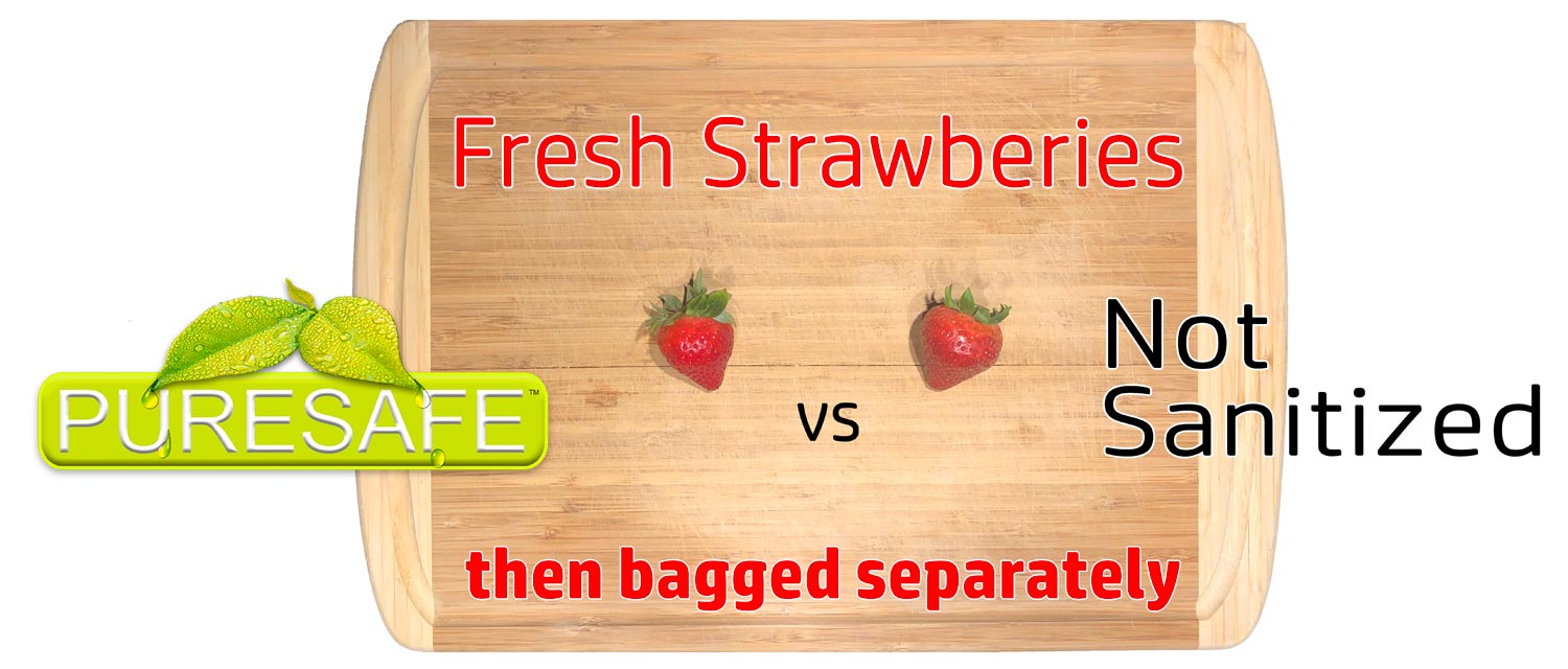 Puresafe-sanitizer-food-stays-fresh-longer-test-1 Tell your self to try this test and pick up some fruit and vegetables in a healthy food store near me along with some PureSafe Corona disinfectant which is always available in the Sarasota health food store, Earth Origins Market located at at 1930 Stickney Point Rd Sarasota FL 34231